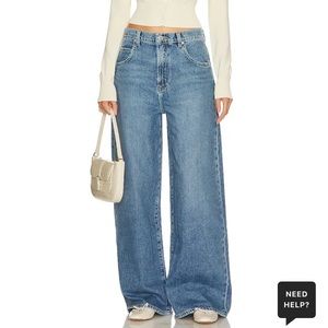 Mika High Rise Baggy Wide Leg in Paley Park size 26
GRLFRND